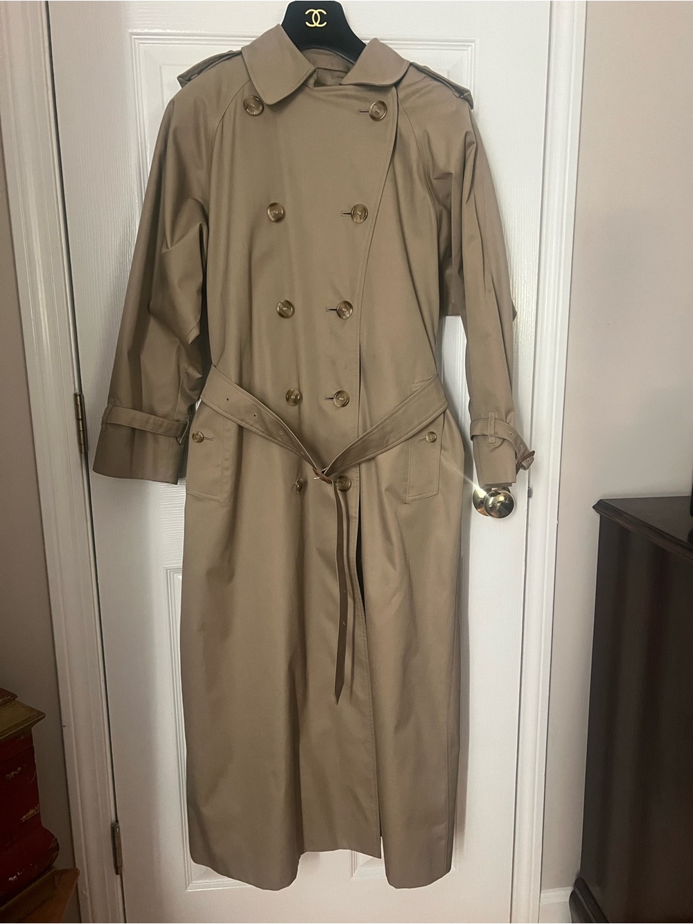 Pristine Grail: Vintage Burberrys XLONG Trench Coat + Wool Liner + Belt - Picture 4 of 15